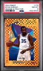 2024 Topps Finest Basketball Orange X-Fractor Kevin Durant #176 PSA 8