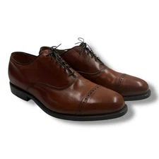 Used Allen Edmonds Byron Brown Leather Size 10.5 USA Made 