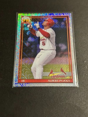 2026 Topps Series 1 - Albert Pujols #91C-13 Silver/White Pack MOJO