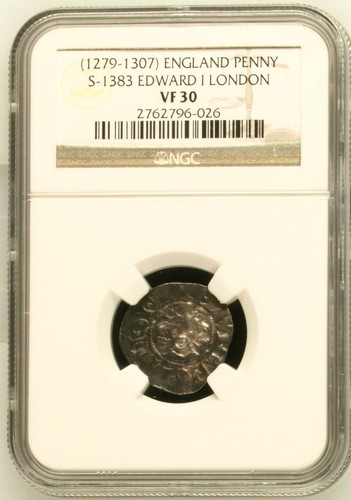 England Edward I Silver Penny 1279-1307