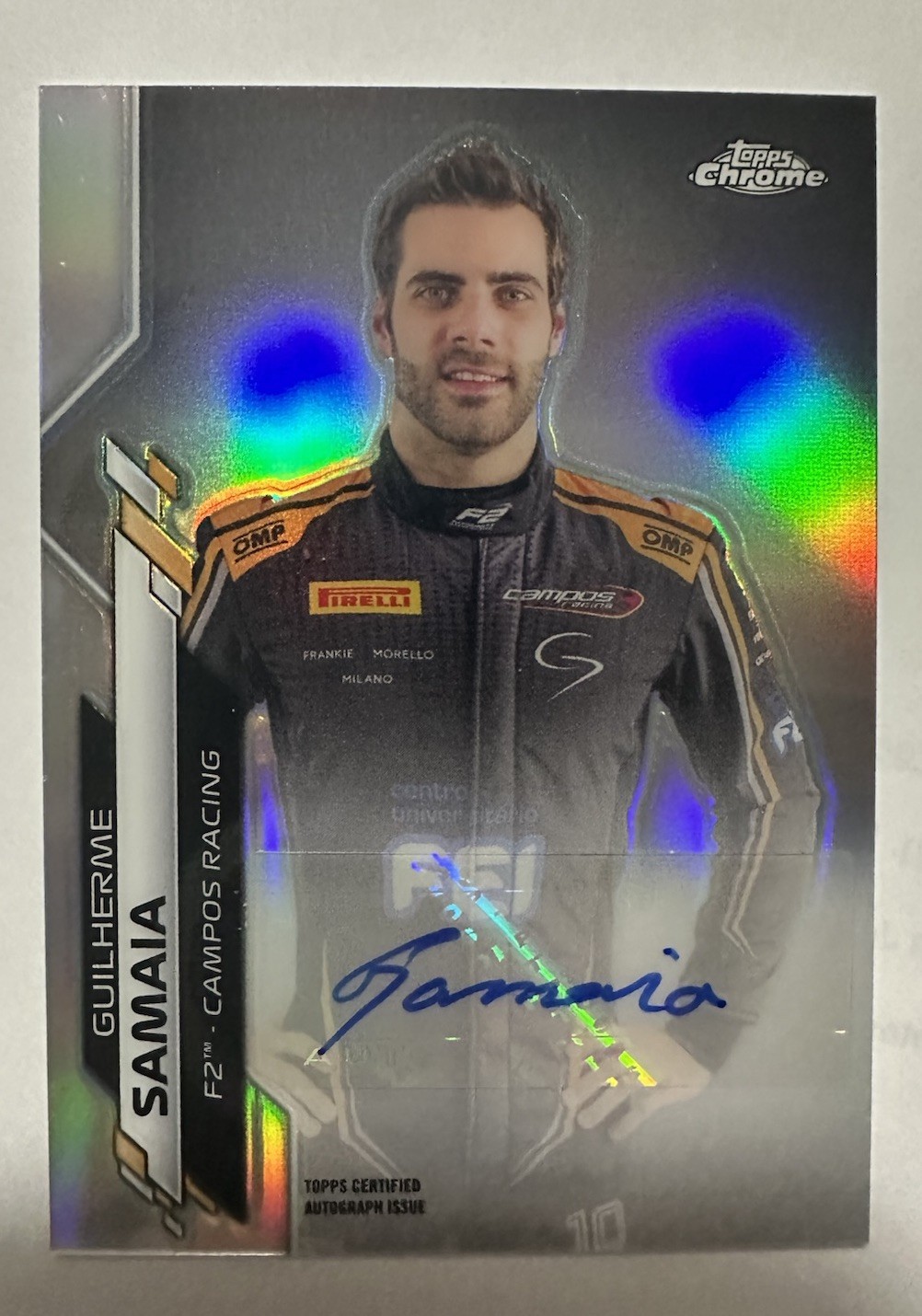 2020 Topps Chrome Formula 1 F1 Guilherme Samaia Autograph Auto 351/373