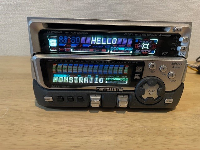 Pioneer Carrozzeria FH-P7000MD 2DIN Car Audio CD MD Player