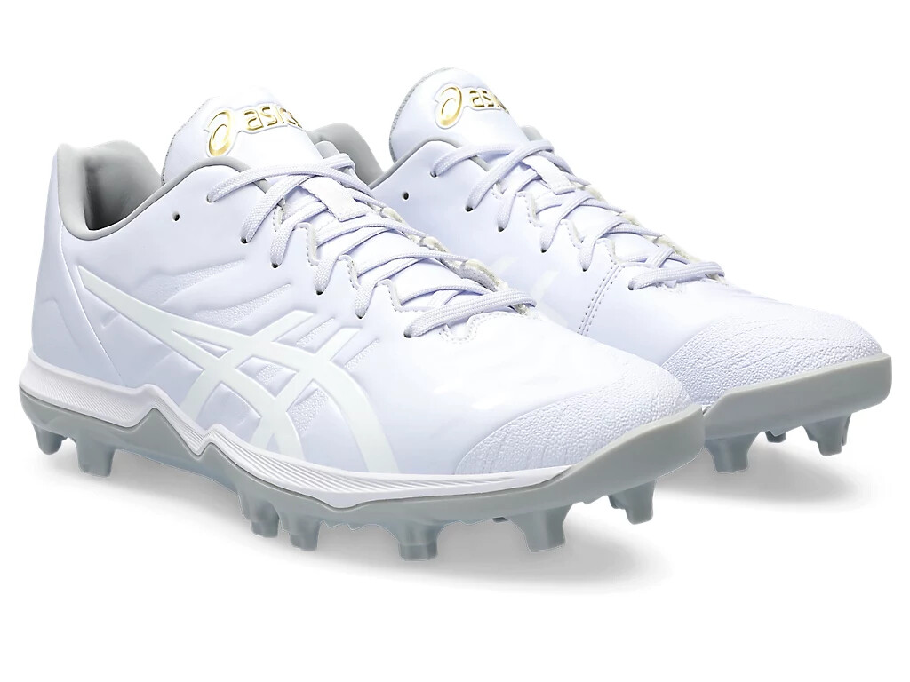 Botines de béisbol blancos ASICS GOLDSTAGE FANG 1121A067 110