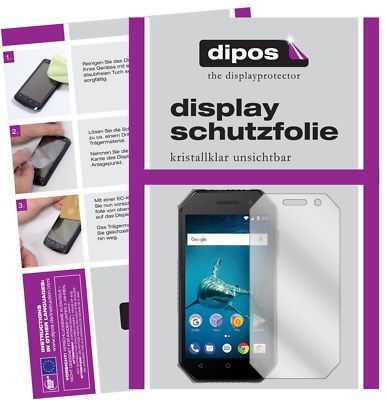 6x Schutzfolie für BQ Mobile BQ 4077 Shark Mini klar Displayschutzfolie Folie