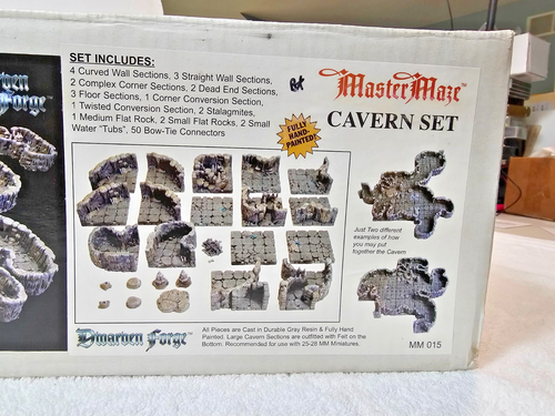 NEW Dwarven Forge Master Maze Cavern Set MM-015 Hand-Painted Resin RPG Terrain - Picture 3 of 21
