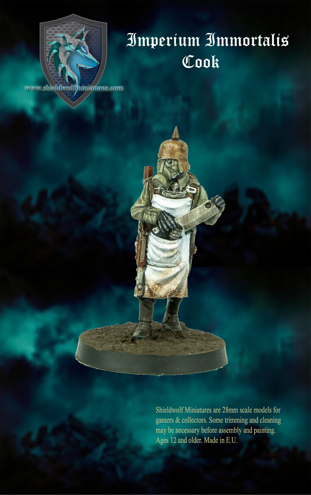 Бессмертный Повар Императорской гвардии, Командный Корпус Смерти, модель 28 мм