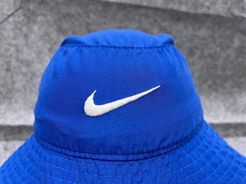Nike Bucket Hat Youth One Size Blue 100% Polyester UPF 40+ Beach Outdoors - Picture 2 of 13