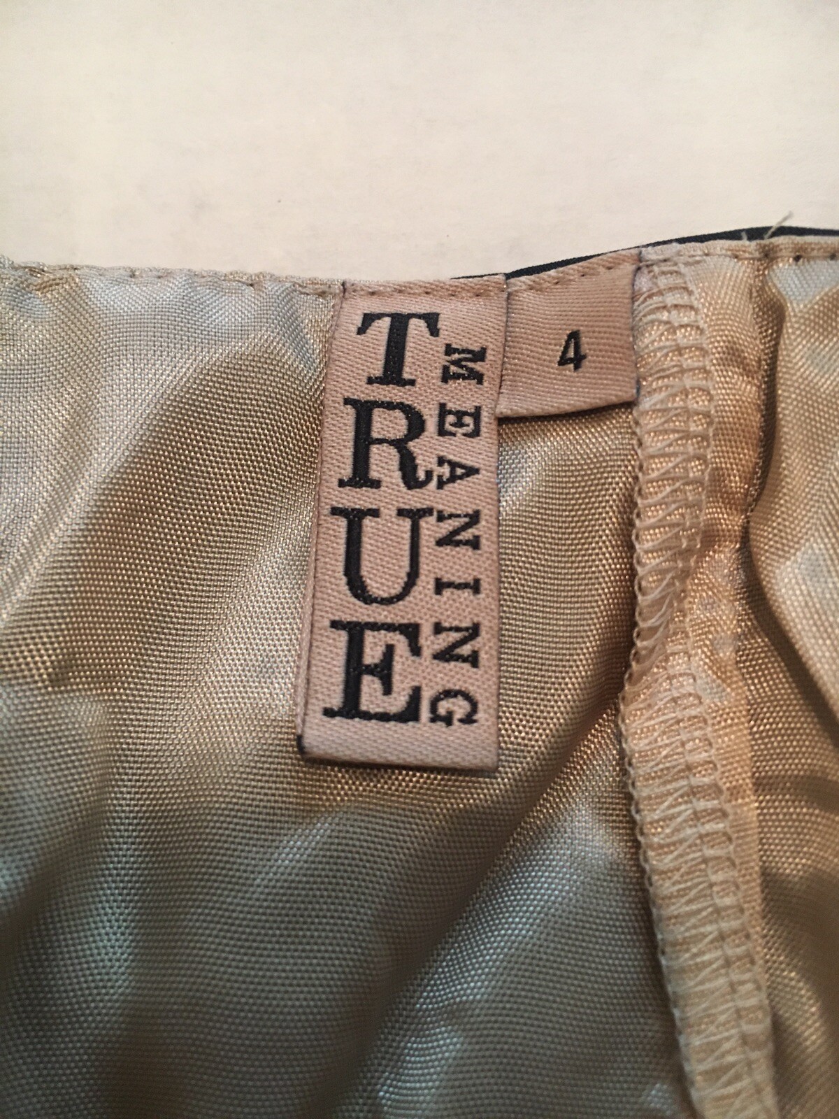 True Meaning Black Lace / Beige Spaghetti Strap Dress… Gem