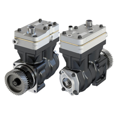 Druckluftkompressor ROBUR-BREMSE / 906 130 47 15 / 411 553 003 0 (mit Zahnrad)
