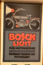1986 Nachdruck Bosch Plakat Werbung / Auto Oldtimer Reprint