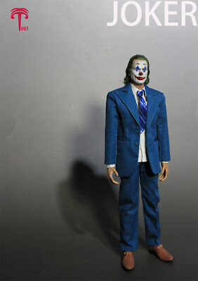 XT001 1/6 Joaquin Phoenix Joker Clown Blue Suit 12in Action