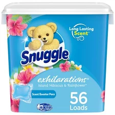 Snuggle Exhilarations in Wash Laundry Scent Booster Pacs, Island Hibiscus and...