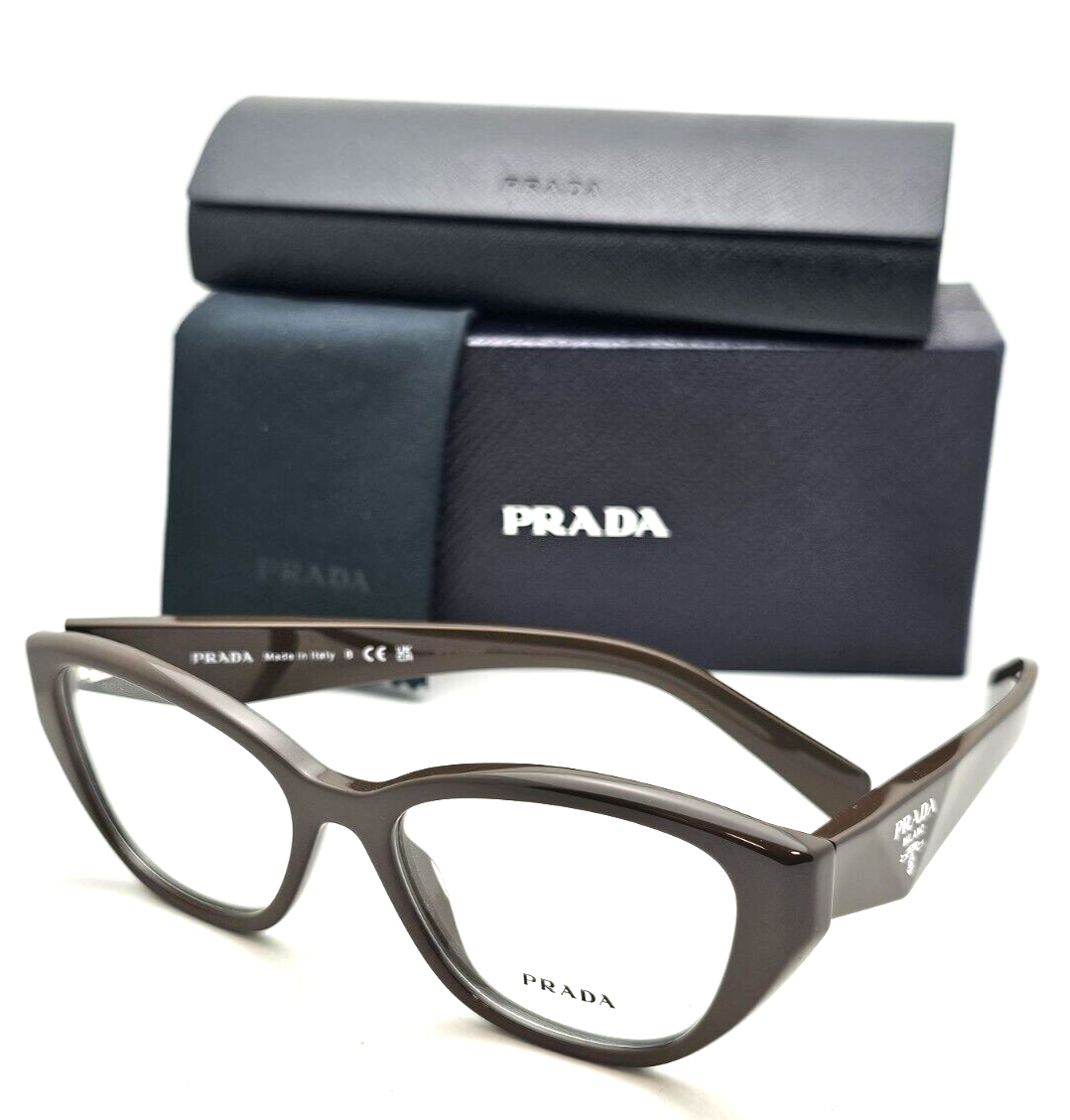 New PRADA Cat-Eye Eyeglasses VPR 21Z 15L-1O1 53-17 145 Loden New PRADA Cat-Eye Eyeglasses VPR 21Z 15L-1O1 53-17 145 Loden
