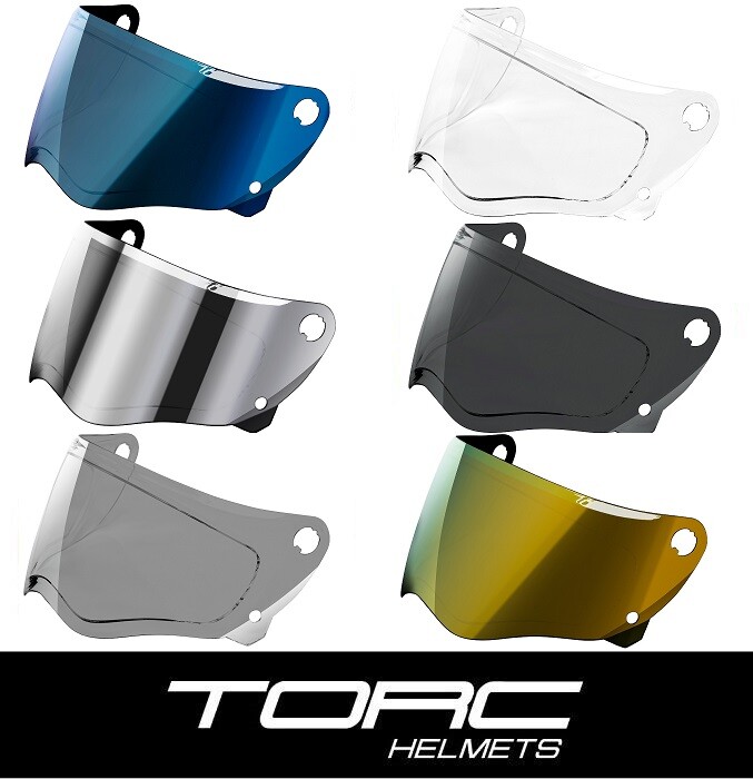 TORC T9 Pomona Helmet Replacement Face Shield Visor Anti-Fog Anti