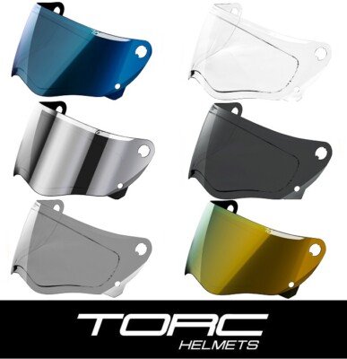 TORC T9 Pomona Helmet Replacement Face Shield Visor Anti-Fog Anti