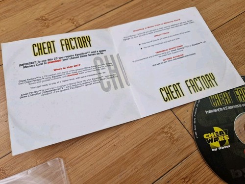 Rare Cheat Disc Sony PlayStation Disk Datel Cheat Ware PAL - Picture 3 of 4