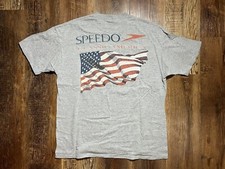VTG 90s 1996 Speedo Classic America T-Shirt Size XL USA Made Single Stitch