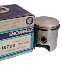 CCW Kec 400 Piston Port Engine .010 Oversize Piston Missing 1 Ring Snowmax New