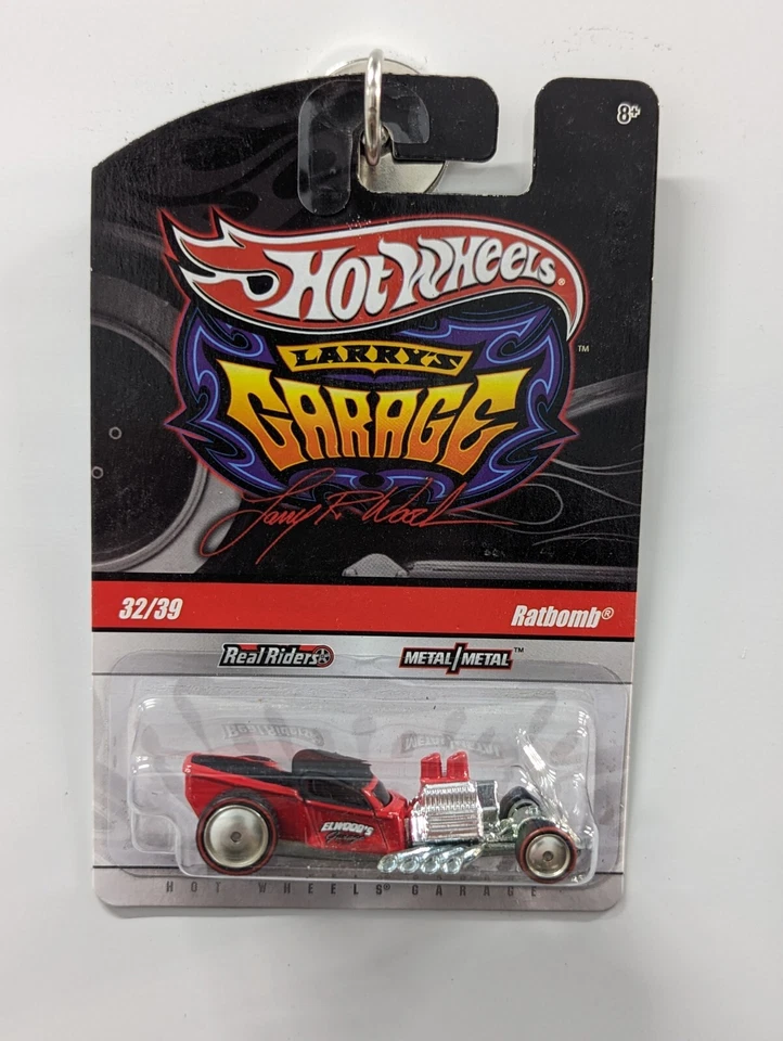 Rat Bomb - 2010 Hot Wheels Larry's Garage - Red Foto 2 de 3