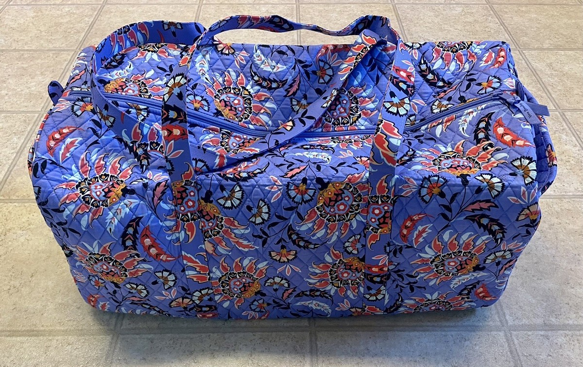 Vera Bradley XL Duffel Bag Travel Luggage “Mural Garden” NWT