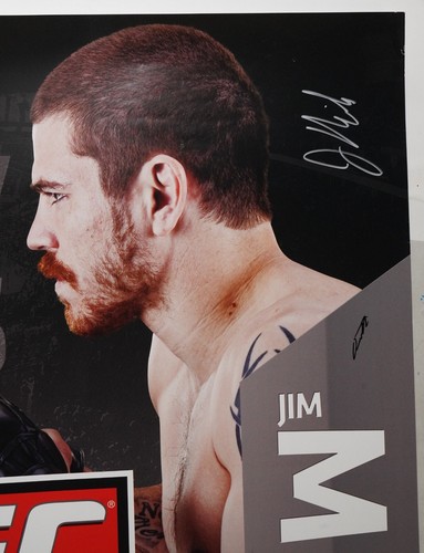 Khabib Nurmagomedov M. Guillard Jim Miller Signed by Card UFC on FX 1 Poster SBC - Picture 5 of 24