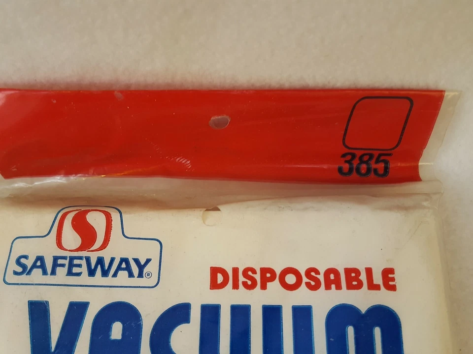 Kenmore Canister Vacuum Bags 5023 & 5033 NEW 2 PKGS 4 Bags Safeway Brand - Image 3 of 4