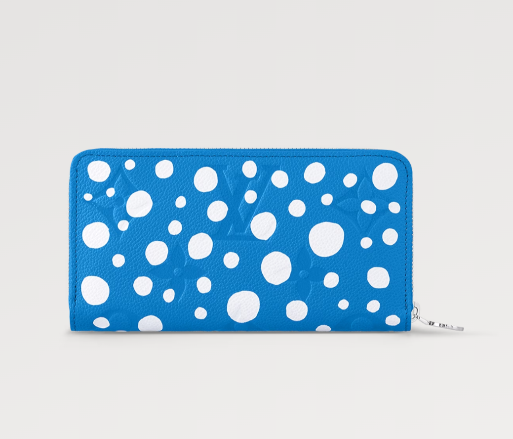 New Louis Vuitton LV x YK Zippy Wallet M81954 Yayoi Kusama