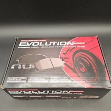 Power Stop - Next Gen Carbon Fiber Ceramic Brake Pads with Hardware Kit REAR