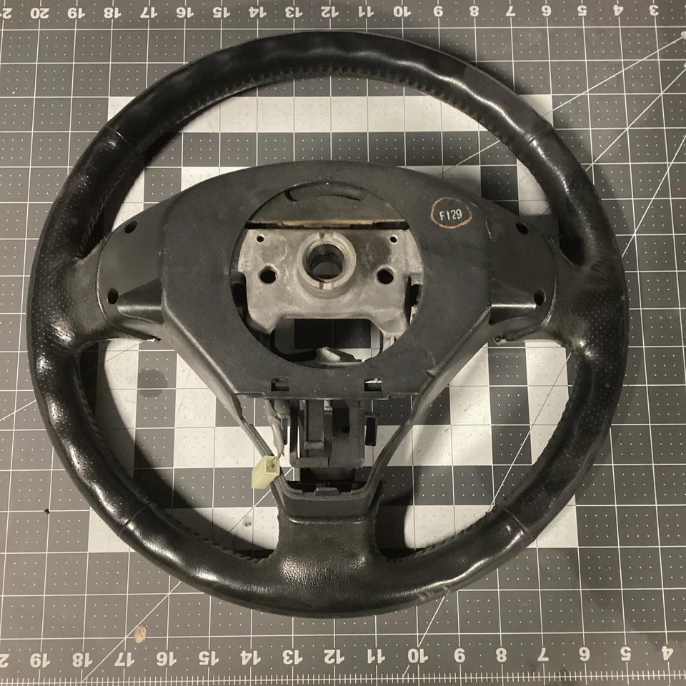 Кожаный руль 2004-2008 Acura TSX от оригинального производителя черный - Изображение 2 из 3