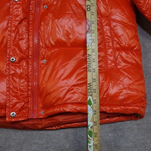 Ugg Koolaburra Puffer Coat w Faux Sherpa Lined Collar Size Large Bright Orange - Picture 6 of 17