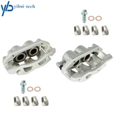 Front Brake Calipers w/ Bracket Pair 2 for Ram 1500 Dodge Durango Chrysler Aspen