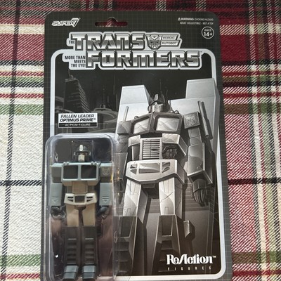 Transformers Optimus Prime Super 7 ReAction Adult Collectible Action Figure New