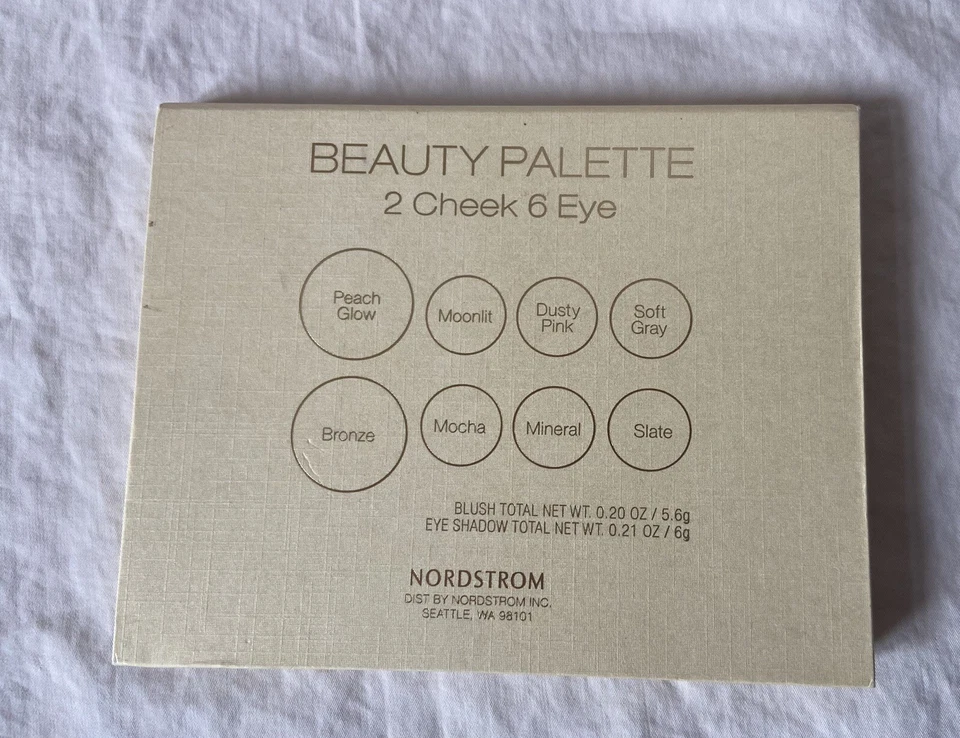 NORDSTROM Making Waves Cheek & Eye Palette 2 Blush + 6 Eye Shadows NEW - Image 3 of 4