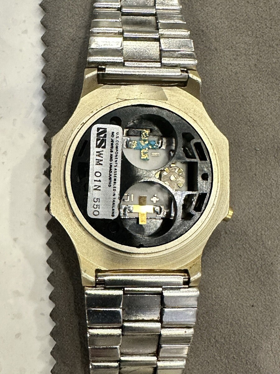Vintage BENRUS LED Digital Quart Timepiece Watch Non Working