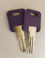  1 Pair (2 keys) Global Link Precut Keys G379 RV Trailer Camper Keys
