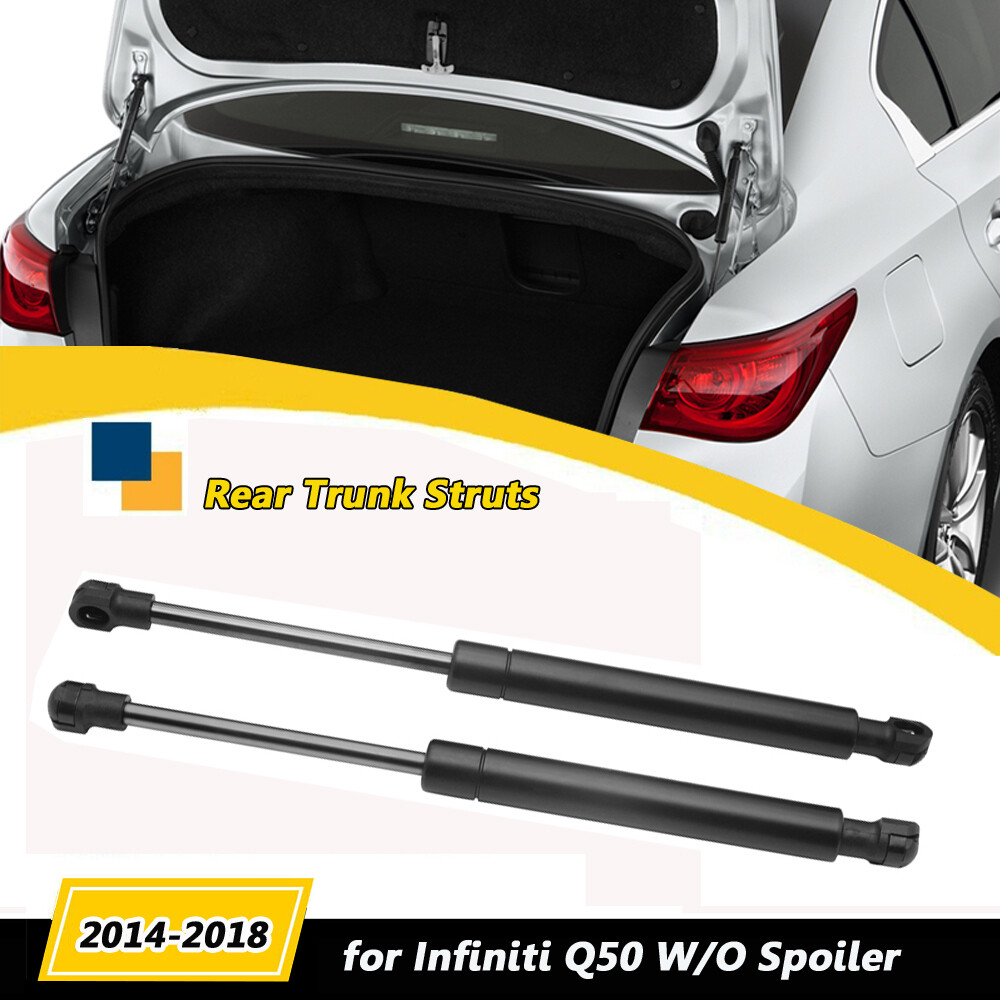 2x Rear Trunk Lift Supports For Infiniti Q50 (2014-2021) – Strong Shocks/Struts, No Spoiler Version