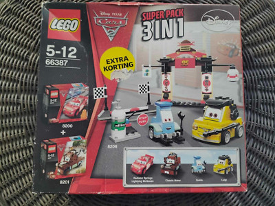 Lego Cars 66387 Autos 2 Super Pack 3 in 1 8206 8200 8201