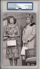 CAROL BURNETT SIGNED HEART SHOW PICTURE PHOTOGRAPH PSA DNA COA AUTOGRAPHED PHOTO
