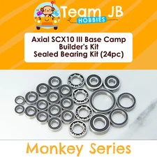 Axial SCX10 III Base Camp Builder's Kit - 24 Pcs Rubber Sealed Bearings Kit