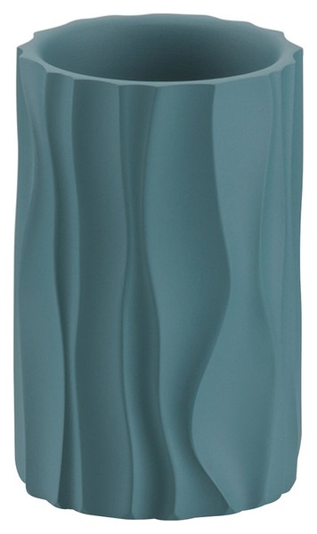 Kela Merida Zahnputzbecher ZahnbüRstenhalter Polyresin Petrol H 10 Cm-image