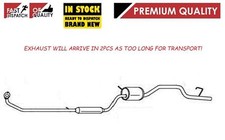 FOR DAIHATSU SIRION 1.0 2005- 2013 EXHAUST FRONT MIDDEL CENTRE & BACK BOX