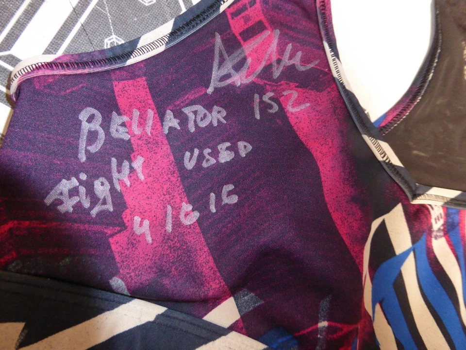 Anastasia Yankova Signed Bellator MMA 152 Fight Used Worn Sports Bra Top PSA/DNA - Image 3 of 4