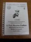 15/01/2022 Chelmsley Town v Wednesfield  (4 Pages). Footy Progs items include FR