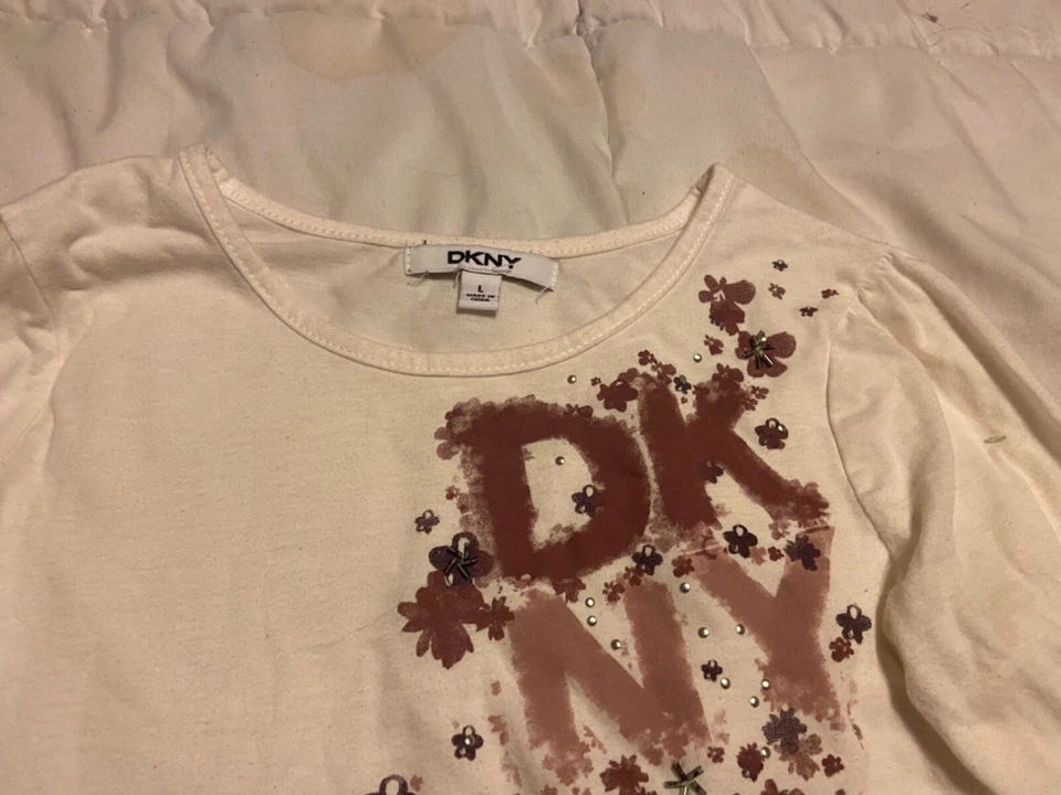 TOP NIÑA DKNY TALLA GRANDE Foto 3 de 4