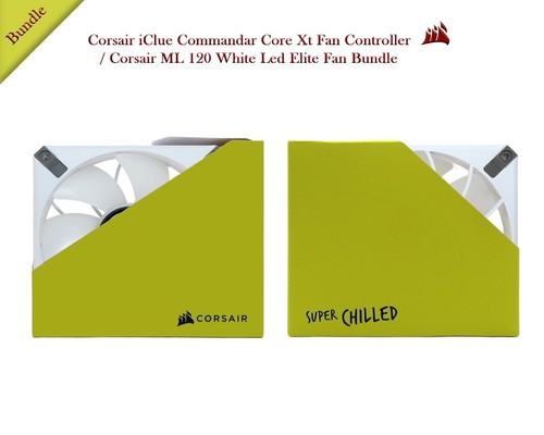 Corsair Commandar Core Xt / Corsair (White) ML120 Led Elite Fan Bundle - Afbeelding 9 van 11
