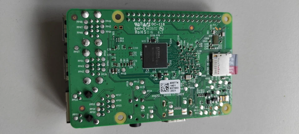 Raspberry Pi 3 B, 4x 1,2 GHz, 1 GB RAM, WLAN, BT Neu - Bild 3 von 4