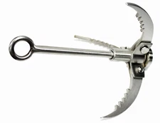  Grappling Hook Folding Gravity Rock Climbing Hooks 3 Claw for Survival Hiking