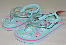 Wonder Nation Toddler Girls Printed Flip Flops Size 5 - 6 US
