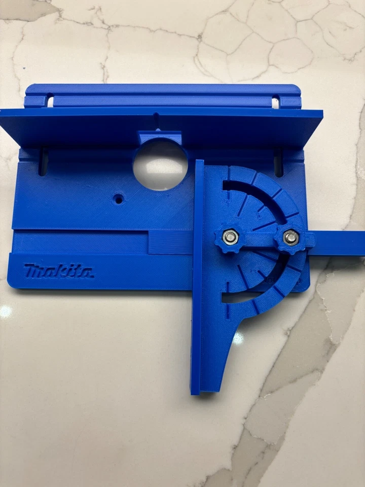 Makita Mini Tischfräse Tischeinsatz + Winkel-/Zaunführung für Holzbearbeitung - Bild 2 von 4