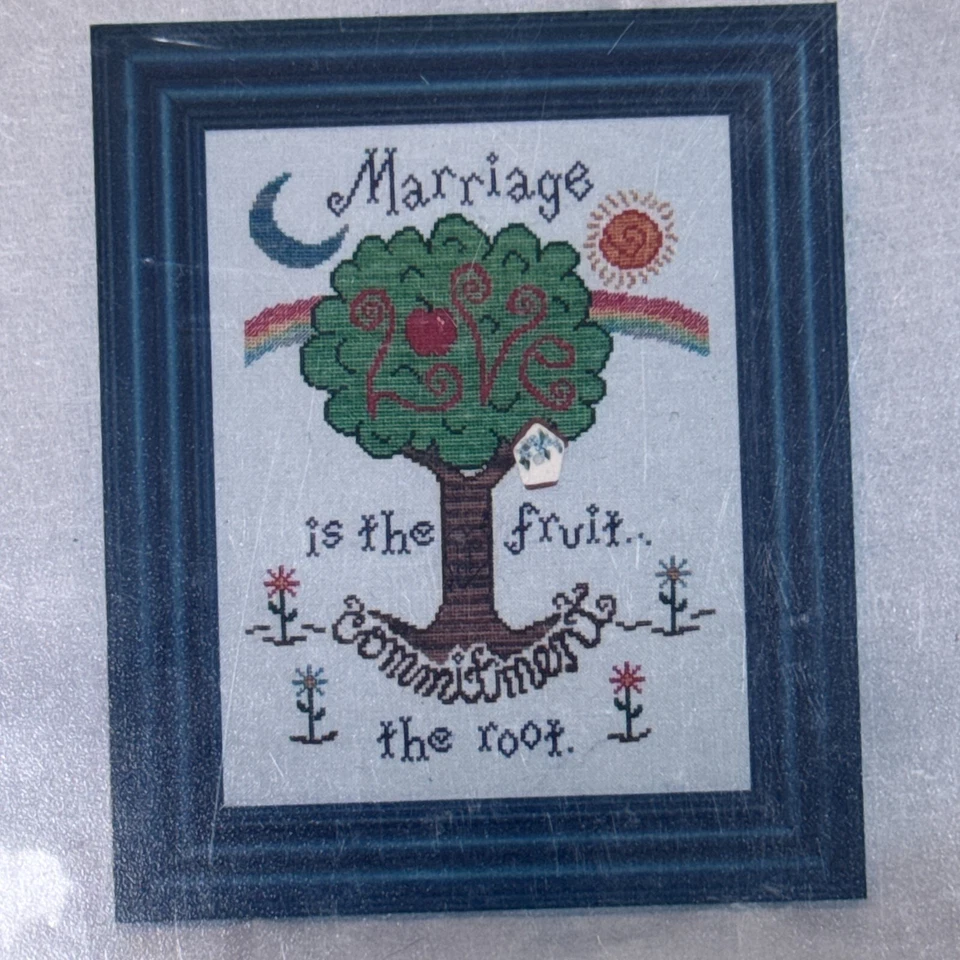 Raise The Roof The Marriage Tree Counted Cross Stitch Pattern - Image 2 of 3